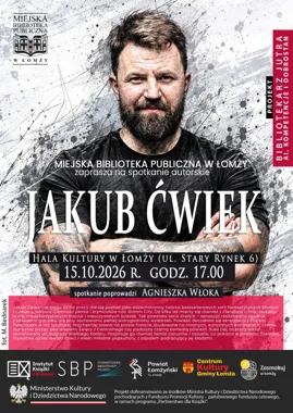 Spotkanie autorskie z Jakubem Ćwiekiem