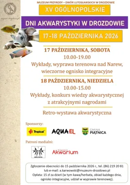 XV Ogólnopolskie Dni Akwarystyki w Drozdowie