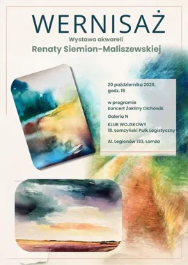 Augustowskie pejzaże w Galerii N. Wernisaż uzupełni koncert
